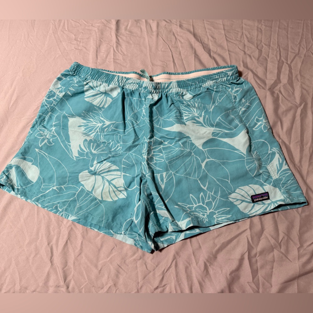Patagonia Baggies Shorts Aqua Floral, XL
